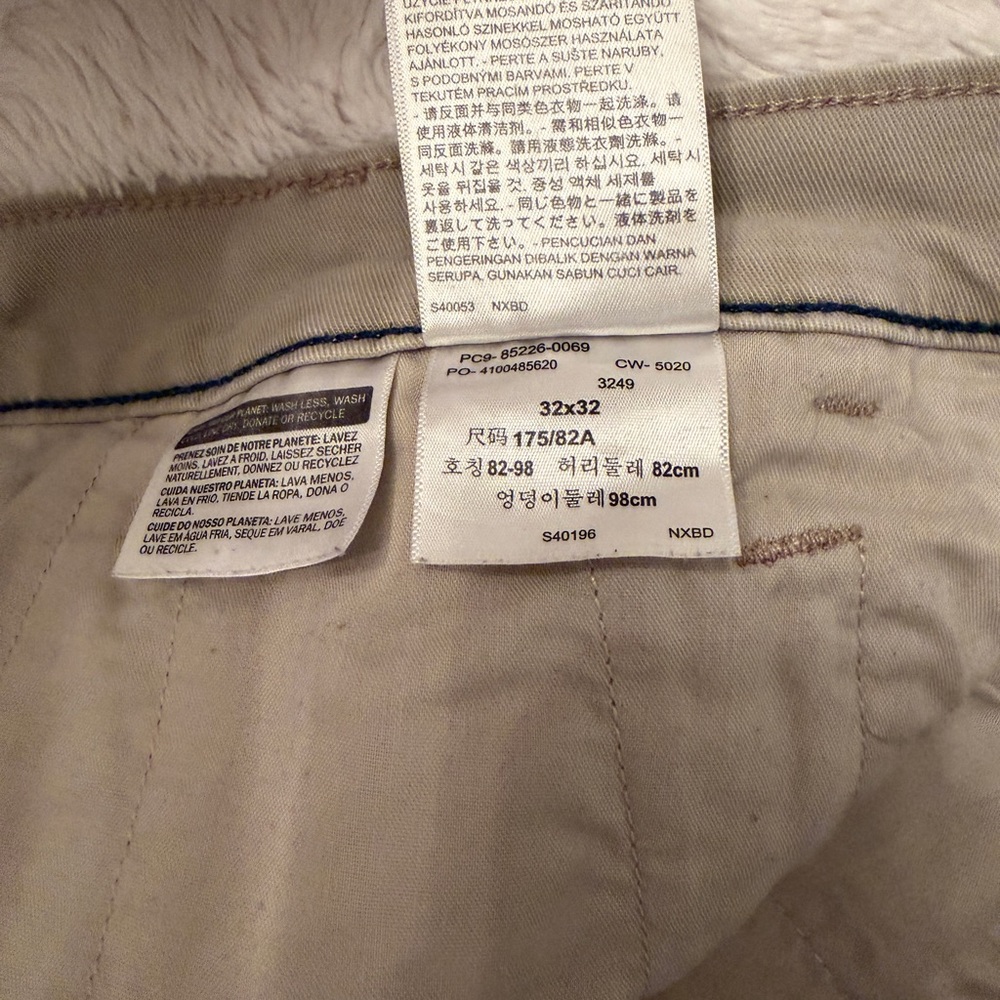 Levi's XX Chino Standard Taper Khaki Pants 32x32 - Picture 9 of 10